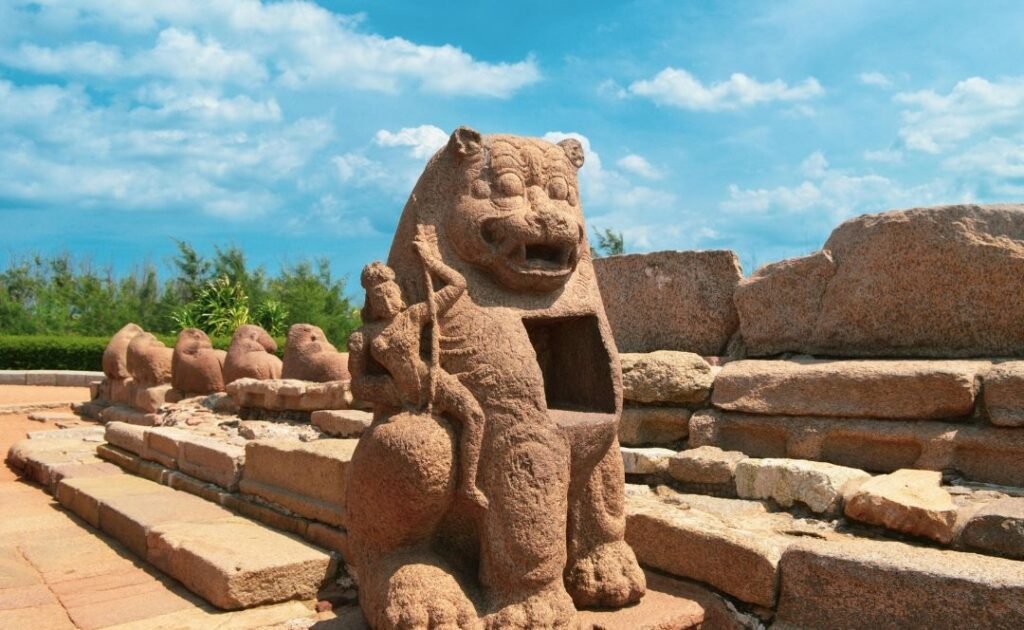 Templos históricos de Mahabalipuram, Tamil Nadu, India