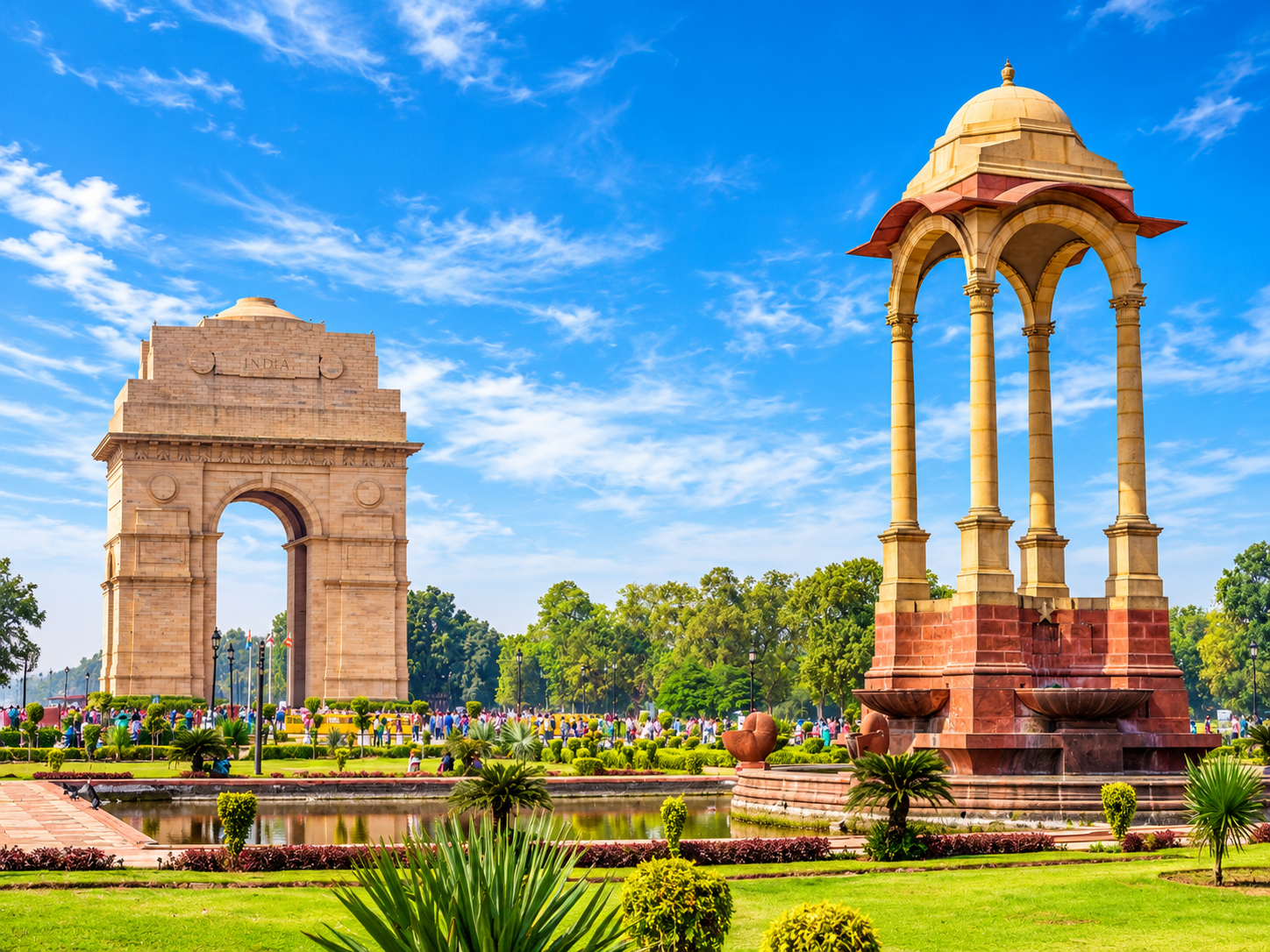 India Gate en Nueva Delhi, India