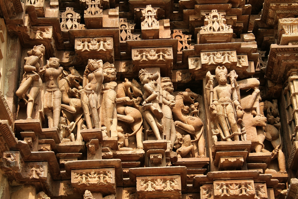 Templo Chitragupta del Grupo Occidental de Khajuraho, India